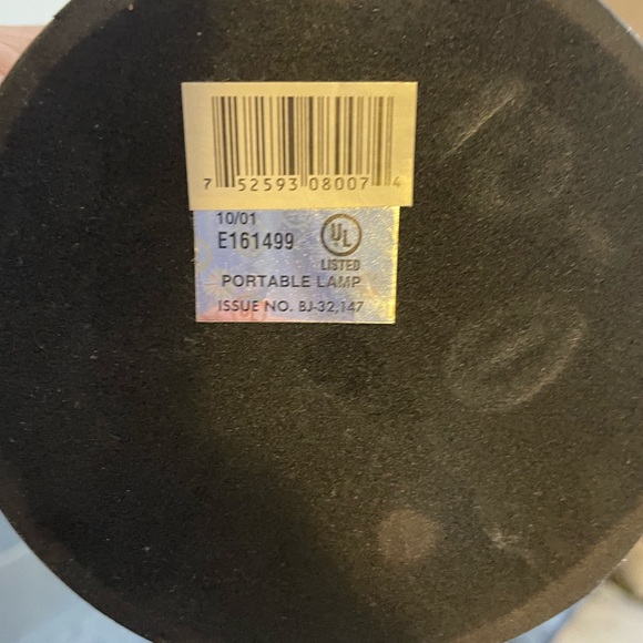 Vintage Hand Painted Rose Beaded Fringe Glass Shade Lamp Good Condition - Picture 9 of 9